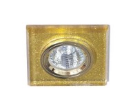 Встраиваемый светильник Feron 8170-2 мерцающее золото-золото